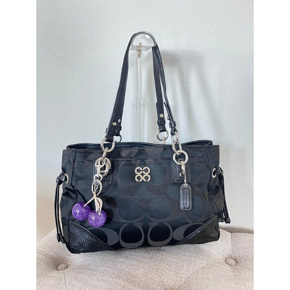 Coach Signature C Monogram Shoulder Bag - Picture 2 of 10